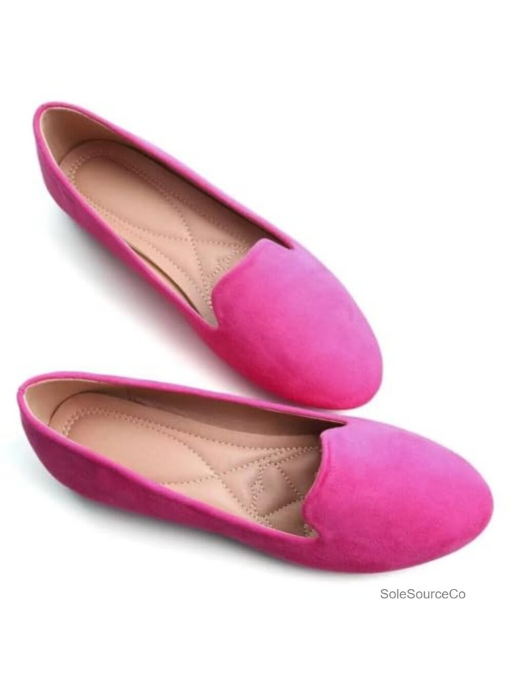 Soft Suede Slip-On Ballet Flats Women's Classic Cute Round Toe